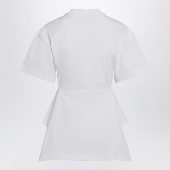 26SS 알라이아 반팔 티셔츠 AA9I0026J103CCO White - ALAIA