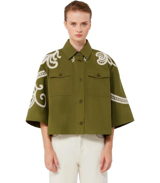 26SS 위켄드막스마라 셔츠 2615041012600 001 38 Green - WEEKEND MAX MARA