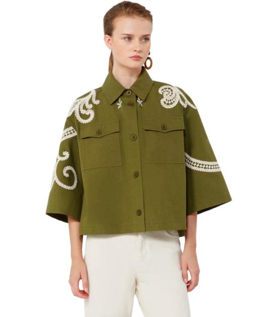 26SS 위켄드막스마라 셔츠 2615041012600 001 38 Green - WEEKEND MAX MARA
