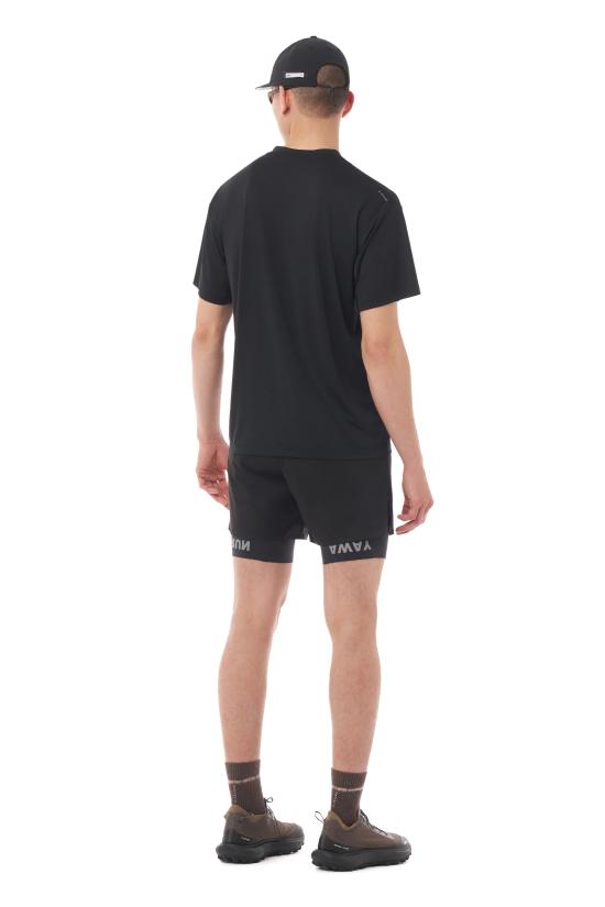 26SS 새티스파이 반팔 티셔츠 11000 00001 Black - SATISFY