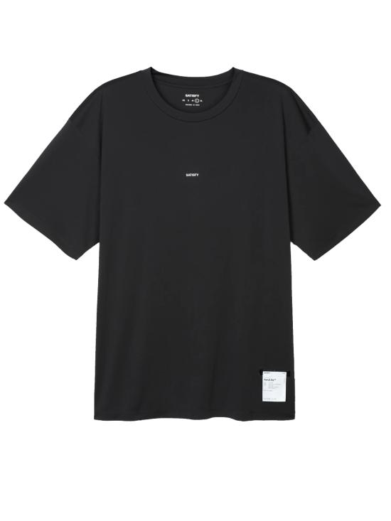 26SS 새티스파이 반팔 티셔츠 11000 00001 Black