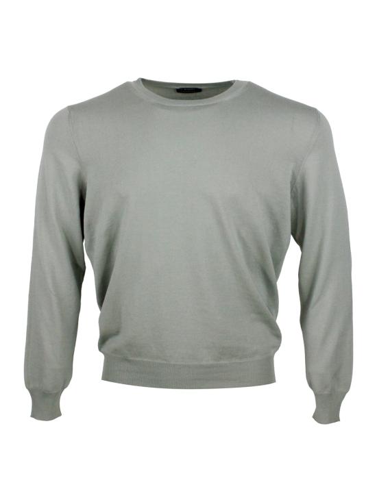 26SS 발바 스웨터 700091703 466 Verde salvia