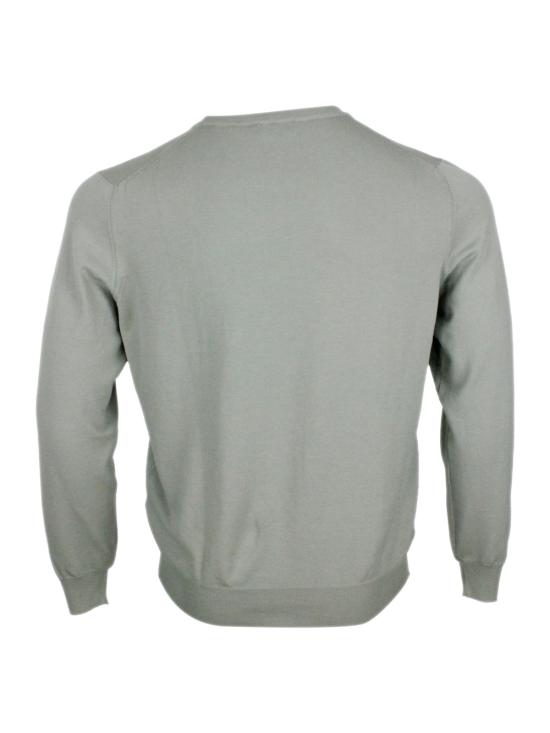 26SS 발바 스웨터 700091703 466 Verde salvia - BARBA