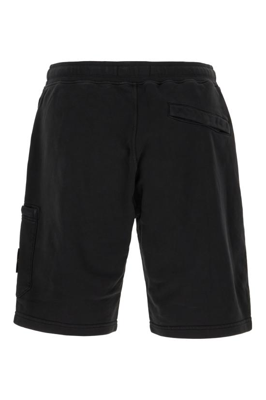 26SS 스톤 아일랜드 오가닉 코튼 플리스 레귤러핏 카고 포켓 조거 쇼츠 S156200011S0051 V0029 BLACK - STONE ISLAND