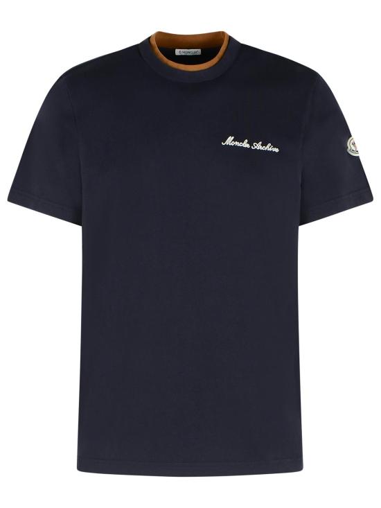 26SS 몽클레어 반팔 티셔츠 091 8C000 15 89AYY742 Navy