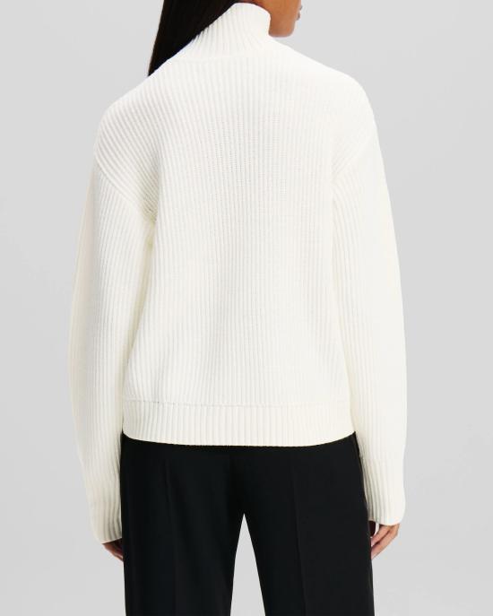  칼라거펠트 터틀넥 246W2000 101 White Black BIANCO - KARL LAGERFELD