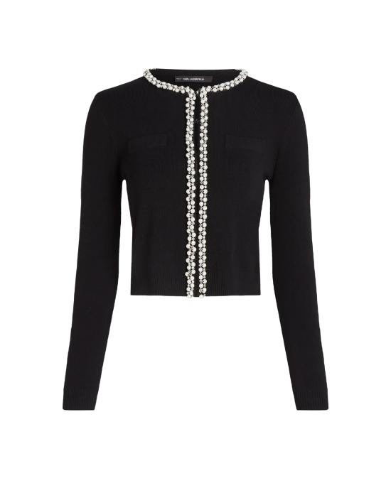  칼라거펠트 가디건 246W2003 999 black NERO