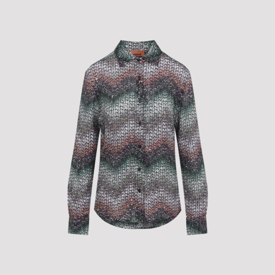 26SS 미소니 블라우스 DS26SJ0Z BC0065 SMSNR MULTI MULTICOLOUR - MISSONI