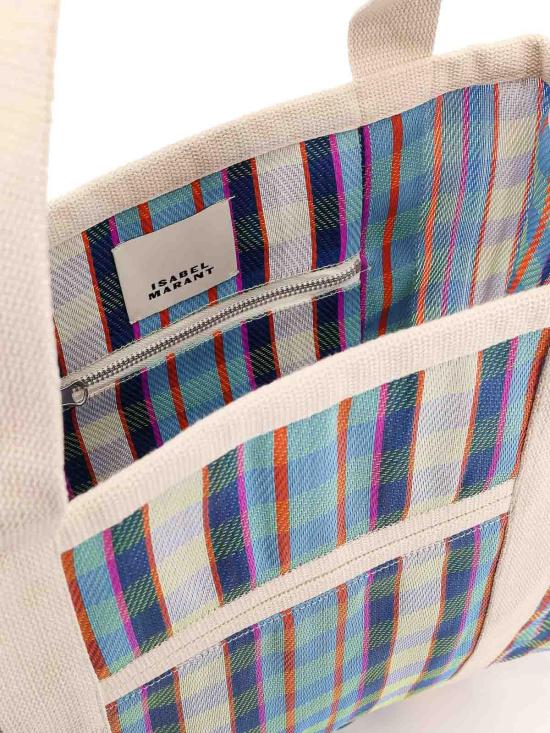 26SS 이자벨마랑 다르웬 토트백 PP0021FAA1X17MTUCK Blue - ISABEL MARANT