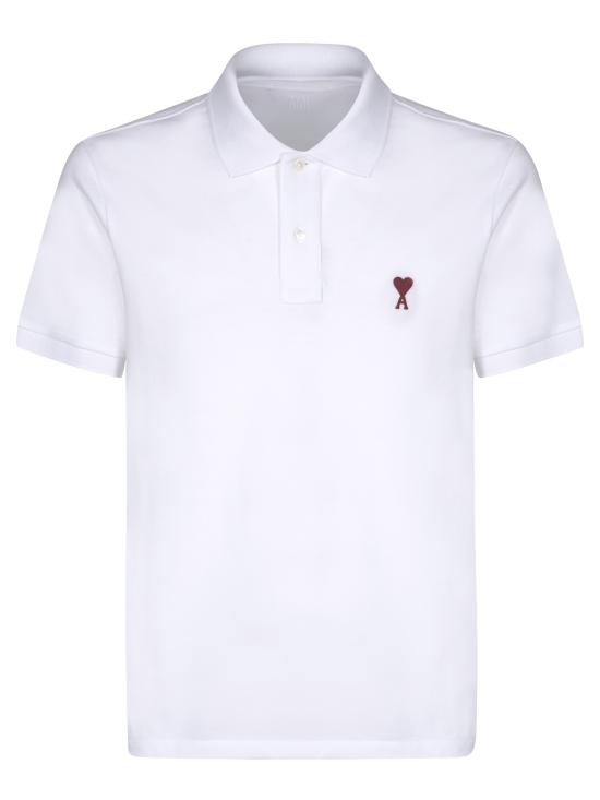 26SS 아미 폴로 티셔츠 BFUPL001 760 100 White