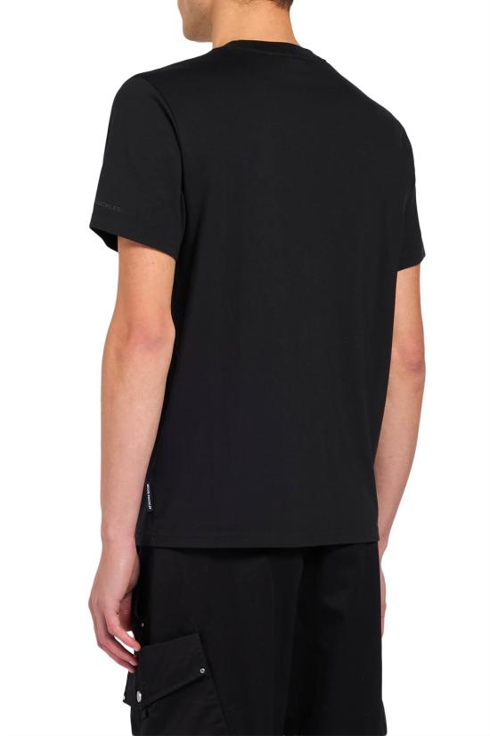 26SS 무스너클 반팔 티셔츠 M15MT777 292 Black - MOOSE KNUCKLES