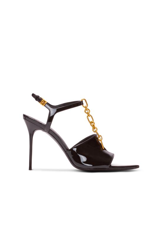 26SS 발망 샌들 FN1UH154LPAT 0PA Black