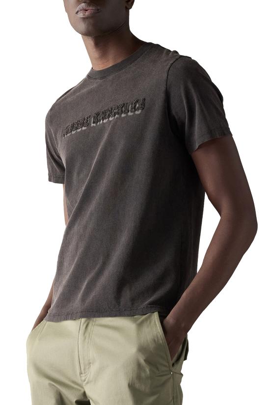 26SS 무스너클 반팔 티셔츠 M16MT707 292 Black - MOOSE KNUCKLES