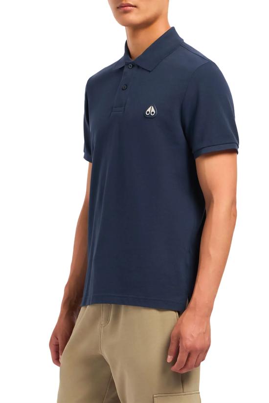 26SS 무스너클 폴로 티셔츠 M34MT712 833 Blue - MOOSE KNUCKLES