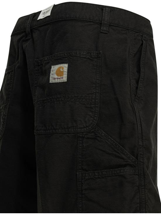 26SS 칼하트 WIP 월터 싱글 니 쇼츠 I03649189 GD Black - CARHARTT WIP