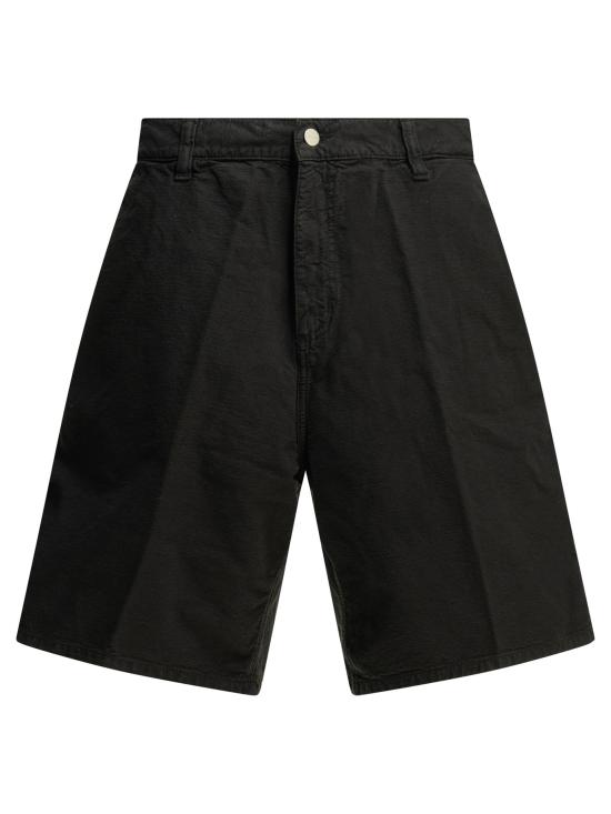 26SS 칼하트 WIP 월터 싱글 니 쇼츠 I03649189 GD Black