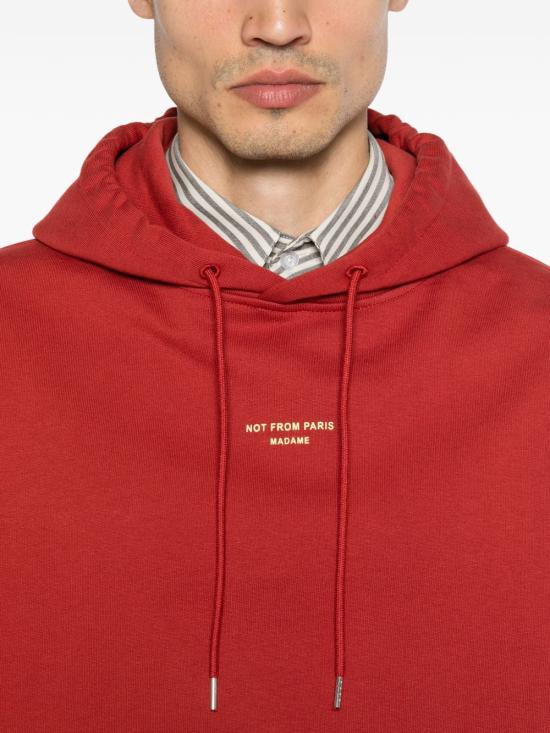 26SS 드롤드무슈 후드 티셔츠 HO161CO127 DRD Red - DROLE DE MONSIEUR