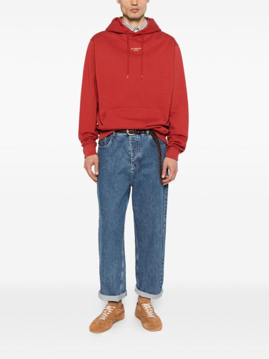 26SS 드롤드무슈 후드 티셔츠 HO161CO127 DRD Red