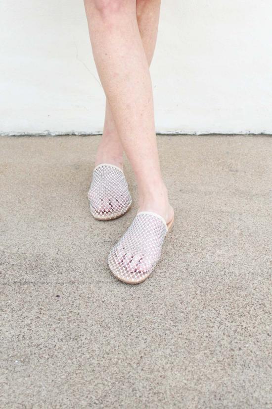  알리지 뮬/슬리퍼 알리시 메쉬 뮬 실버