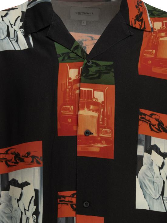 26SS 칼하트 WIP 숏슬리브 션 해밀턴 셔츠 I0362903QQ XX Black - CARHARTT WIP