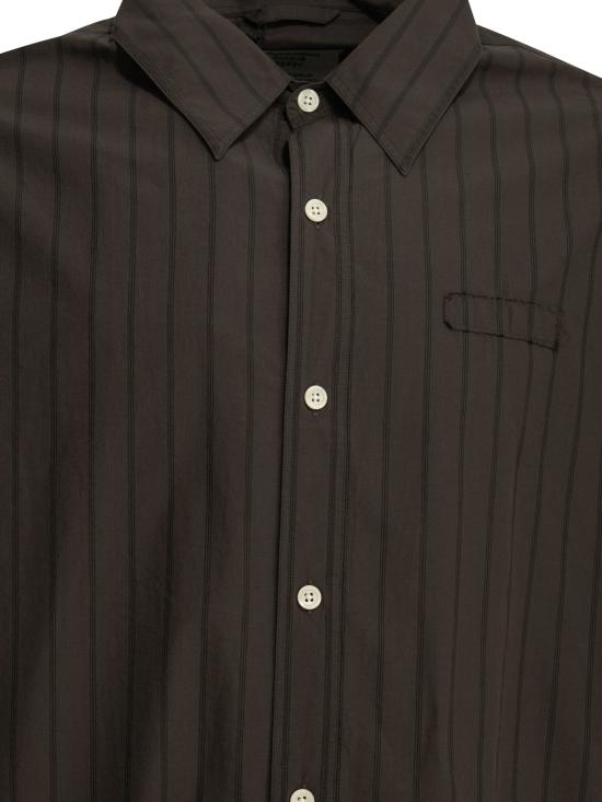 26SS 엠에프펜 긴팔 셔츠 M126 003ESSAY SHIRTDARK BROWN TRIPLE STRIPE Brown - MFPEN