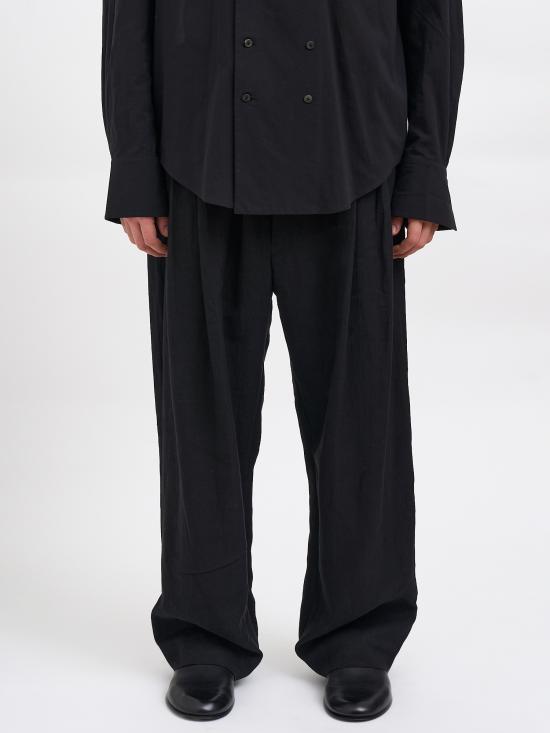 26SS 지기 첸 트레이닝/조거 팬츠 N0M261051904 Black - ZIGGY CHEN