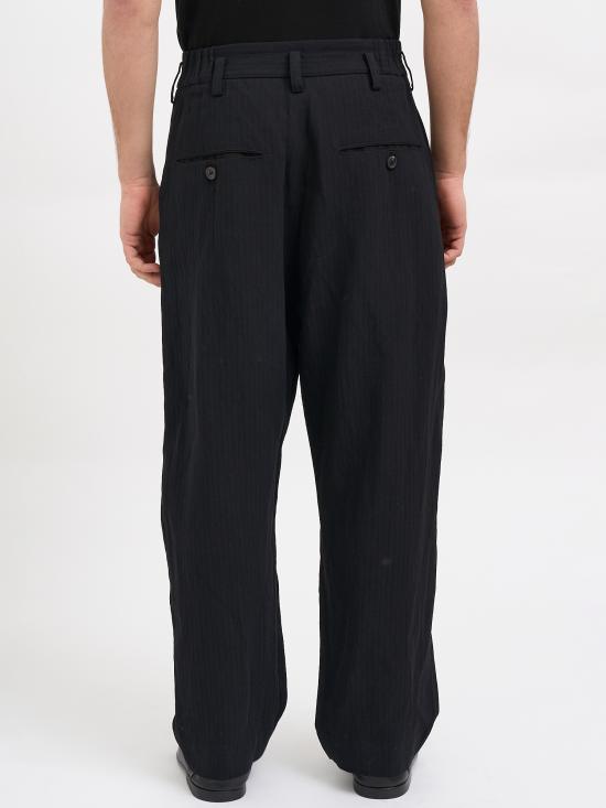 26SS 지기 첸 스트레이트 팬츠 N0M261050304 Black - ZIGGY CHEN