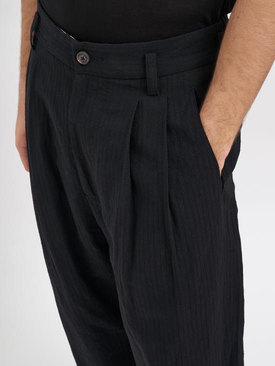 26SS 지기 첸 스트레이트 팬츠 N0M261050304 Black - ZIGGY CHEN