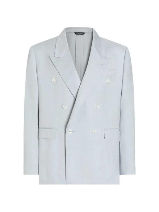 26SS 돌체앤가바나 샨텅 비스코스 더블 브레스티드 자켓 G2WJ2TFU9AW B8966 AZZURRO POLVERE