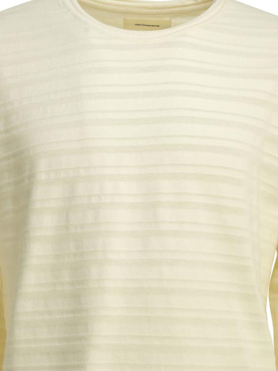 26SS 엠에프펜 스웨터 M126 053ROUND NECK SWEATEROFF WHITE STRIPE White - MFPEN