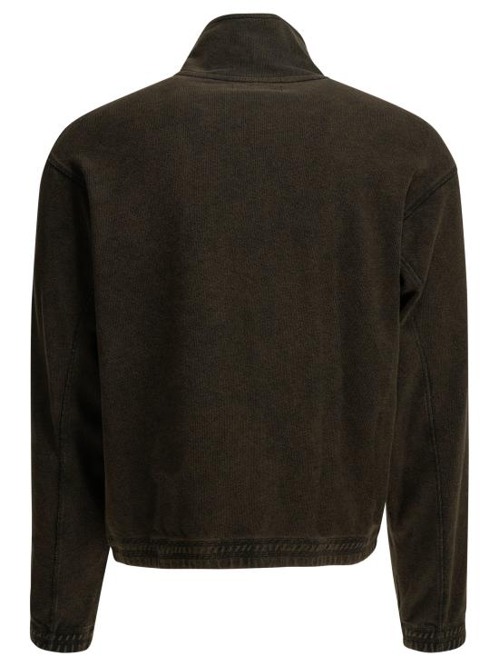 26SS 엠에프펜 집업 니트 M126 043COVET FULL ZIPBURNED BLACK Black - MFPEN