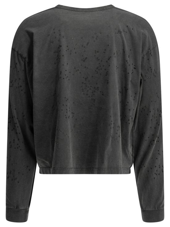 26SS 엠에프펜 긴팔 티셔츠 M126 051RELAXED LS TEEFAULT AND FRACTURE Black - MFPEN