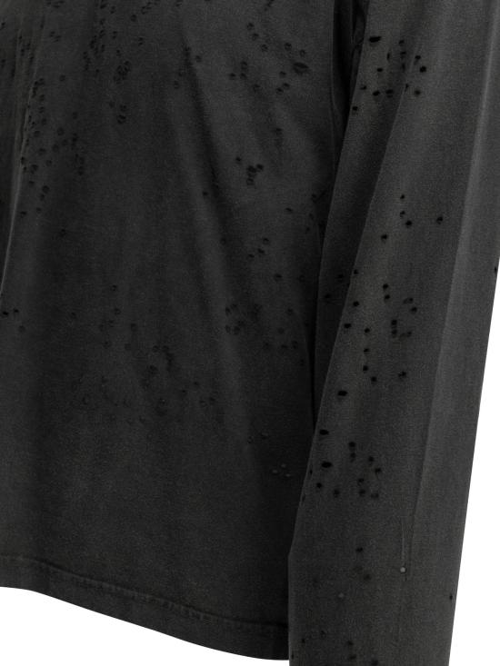 26SS 엠에프펜 긴팔 티셔츠 M126 051RELAXED LS TEEFAULT AND FRACTURE Black - MFPEN