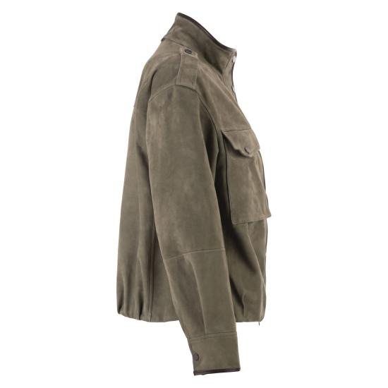 26SS 브루넬로 쿠치넬리 모닐리 쿠튀르 스웨이드 자켓 MPCAI7787 BROWN - BRUNELLO CUCINELLI