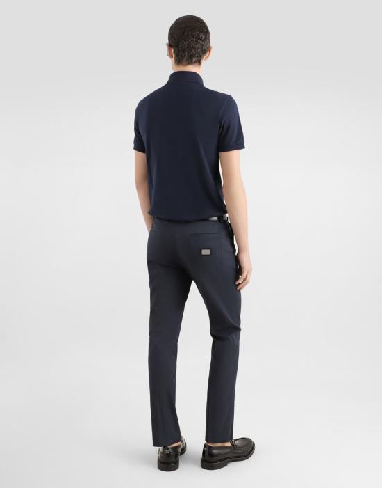 26SS 돌체앤가바나 폴로 티셔츠 G8PL4TG7P1D B0665 Blue - DOLCE & GABBANA