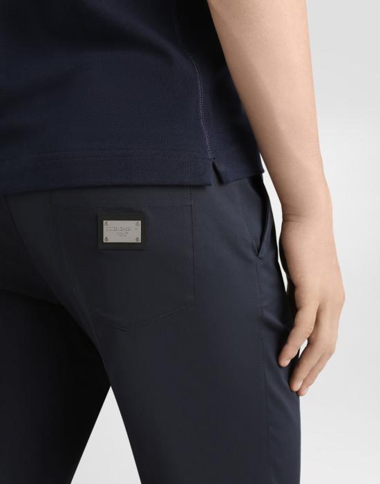 26SS 돌체앤가바나 폴로 티셔츠 G8PL4TG7P1D B0665 Blue - DOLCE & GABBANA