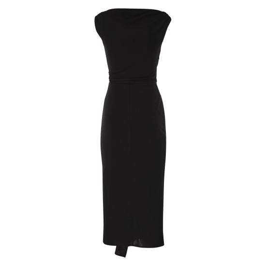 26SS 막스마라 스튜디오 미디 원피스 2616621012600 BLACK - MAX MARA STUDIO