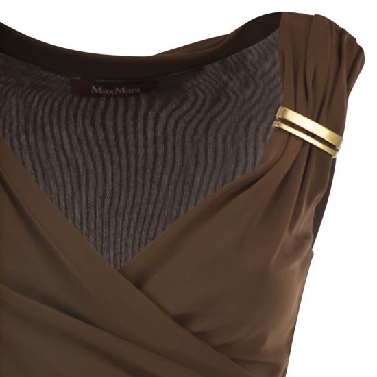 26SS 막스마라 스튜디오 미디 원피스 2616621012600 BROWN - MAX MARA STUDIO