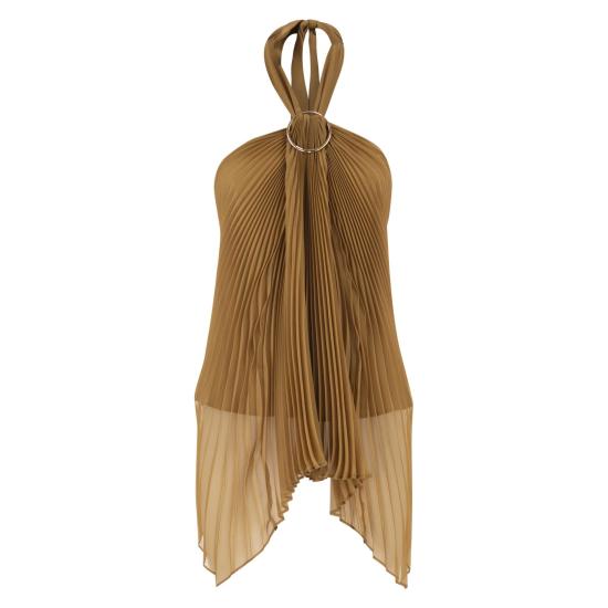 26SS 막스마라 민소매 티셔츠 2611161014600 CARAMEL