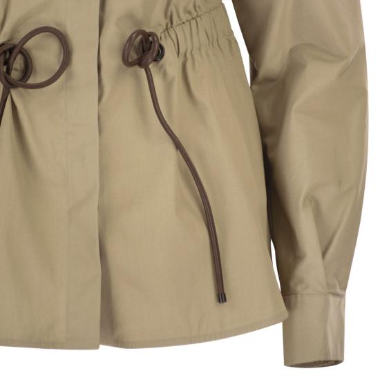 26SS 막스마라 Tazzina 드로스트링 셔츠 2611111052600 KHAKI - MAX MARA