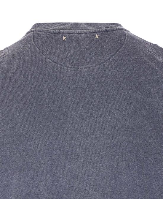 25FW 골든구스 반팔 티셔츠 GMP01220P002136 50100 BLUE - GOLDEN GOOSE