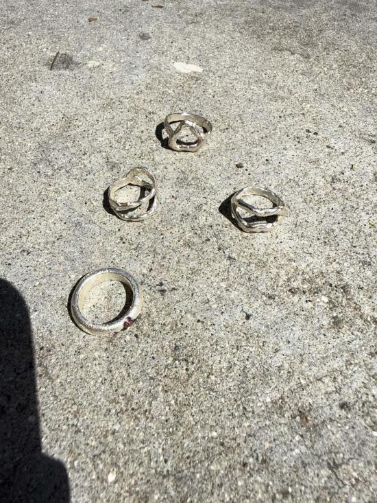  파 씨 말 반지 파스 시 말 샌드 캐스트 링 (C Zs 포함) - PAS SI MAL