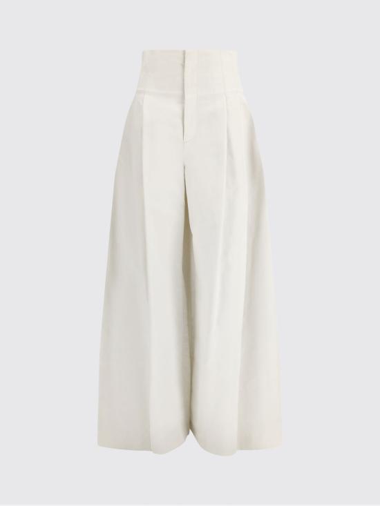 26SS 브루넬로 쿠치넬리 스트레이트 팬츠 ML598P9226 C9597 Butter - BRUNELLO CUCINELLI