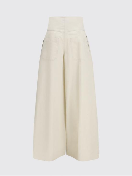 26SS 브루넬로 쿠치넬리 스트레이트 팬츠 ML598P9226 C9597 Butter - BRUNELLO CUCINELLI