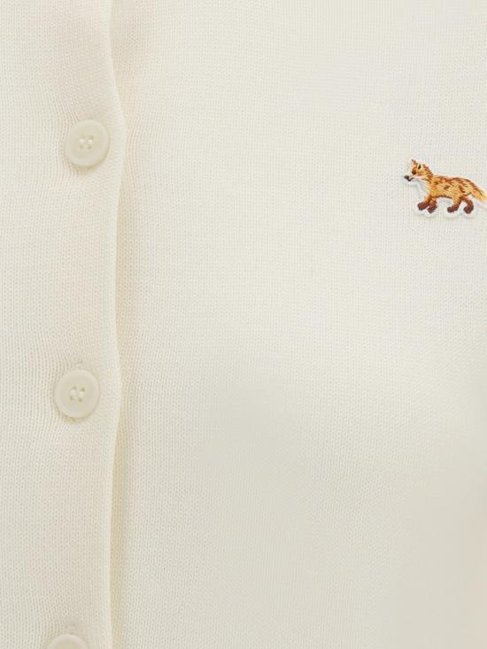 26SS 메종키츠네 베이비 폭스 메리노 레귤러 가디건 PW00502KT1181 0383 Beige - MAISON KITSUNE