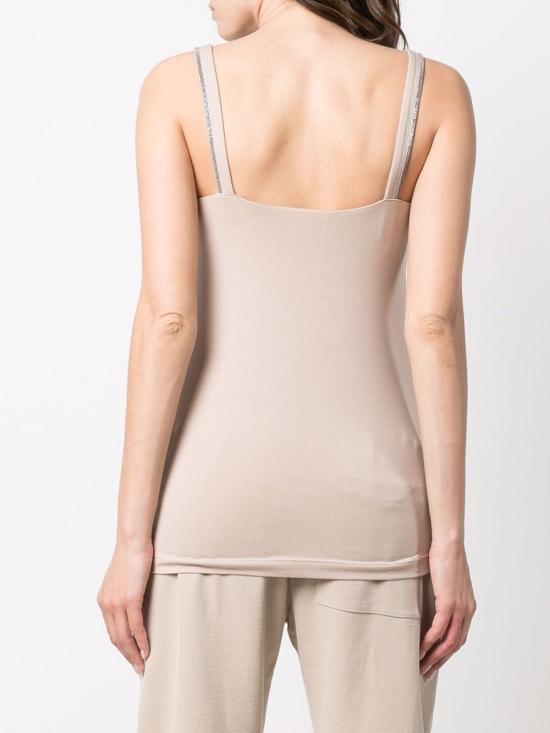  브루넬로 쿠치넬리 민소매 티셔츠 M0T18BA702 C8539TALCO - BRUNELLO CUCINELLI