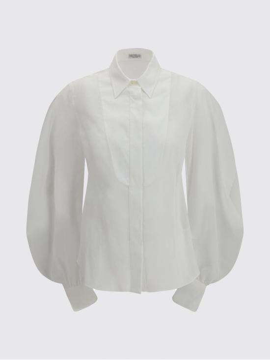 26SS 브루넬로 쿠치넬리 셔츠 M0F91NL706 C100 White - BRUNELLO CUCINELLI