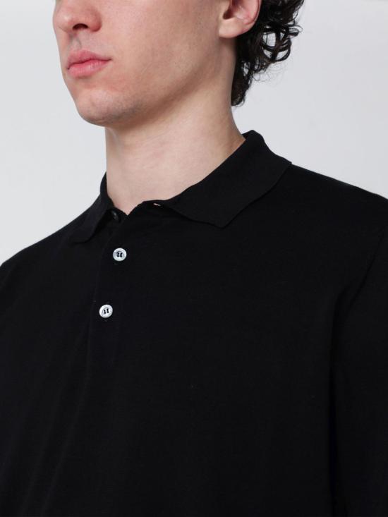 26SS 드루모어 폴로 티셔츠 D0GN214 690 Black - DRUMOHR