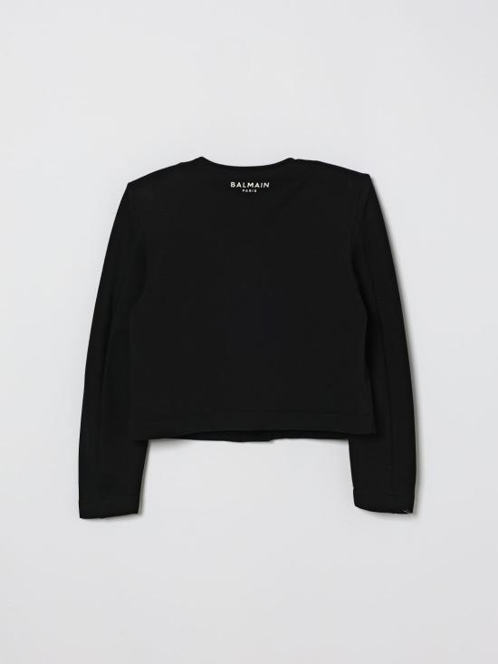 26SS [키즈] 발망 캐주얼 자켓 BY2B04Z3183 930BC Black - BALMAIN