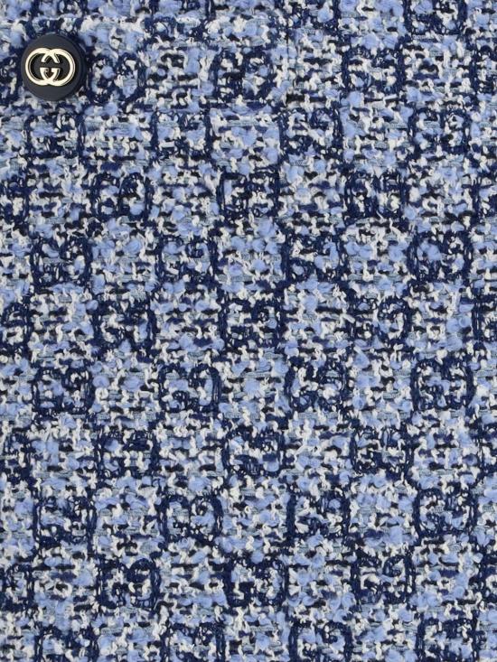 26SS 구찌 숏 스커트 853017ZAUE2 4262 Gnawed Blue - GUCCI